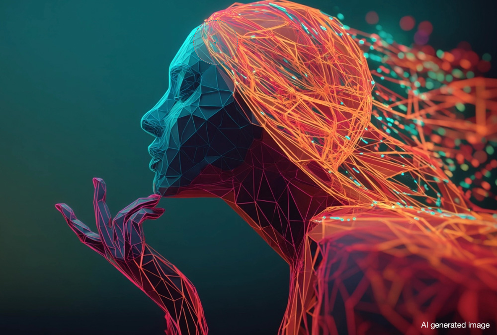 Conceptual Image of a neural network